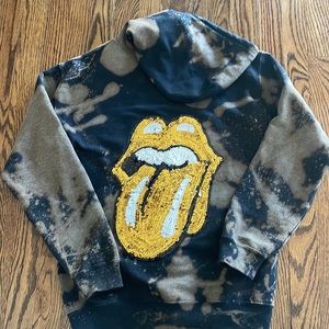 Tie Dye black sequin size S